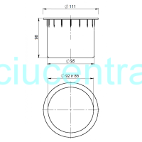 Plastikinis gėrimų laikiklis baltas/juodas Plastikinis gėrimų laikiklis baltas/juodas
